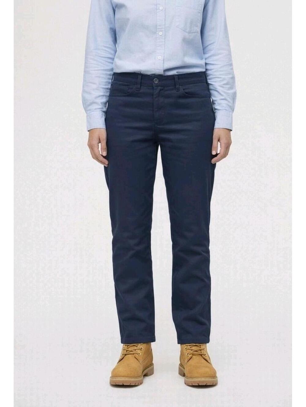 Carhartt WIP Women's Navy Straight-Leg Pants 26x32